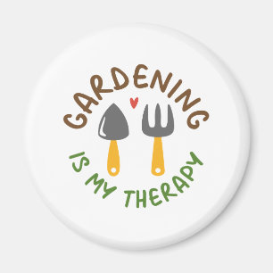 Aimant Le jardinage est ma thérapie