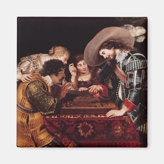 Aimant Le jeu du jacquet (Devant)