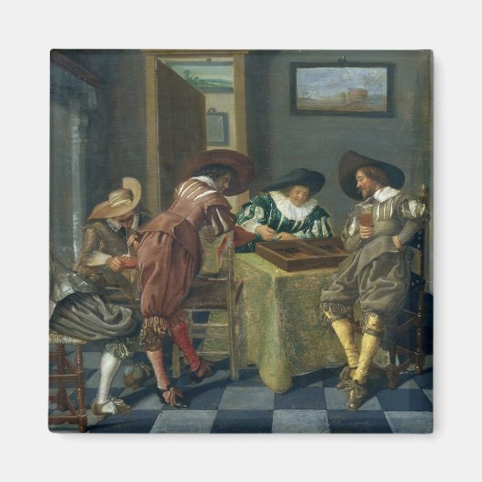 Aimant Le jeu du jacquet (Devant)