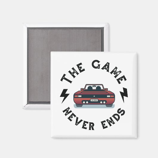 Aimant Le Jeu ne se termine jamais (Recto/Verso)