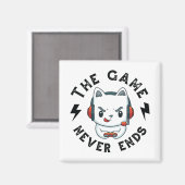 Aimant Le jeu n'est jamais fini (Recto/Verso)