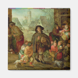 Aimant Le joueur aveugle de Hurdy Gurdy