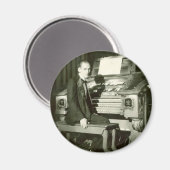 Aimant Le Joueur d'organes (Recto/Verso)