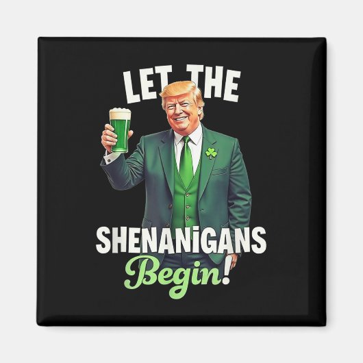 Aimant Le Jour de la Saint Patrick laisse les Shenanigans (Devant)