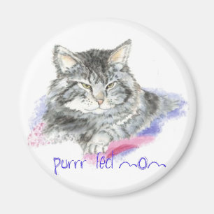 Aimant Le jour de mère - maman de Purrr-fect - chat