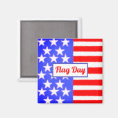 Aimant Le jour du drapeau, Personnaliser (Recto/Verso)