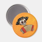 Aimant Le jour du squelette mort El Mariachi (Recto/Verso)