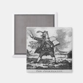 Aimant Le journaliste (Recto/Verso)