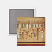 Aimant Le jugement d'Osiris, détail (Recto/Verso)