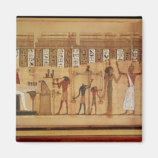 Aimant Le jugement d'Osiris, détail (Devant)