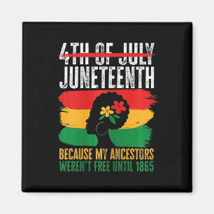 Aimant Le Jumelage Afro-Américain Est Mon Jour D'Indépend