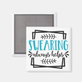 Aimant Le jurage aide toujours l'humour à citer l'entraîn (Recto/Verso)