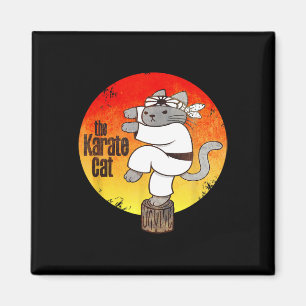 Aimant Le Karate Cat (version en détresse)
