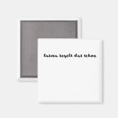 Aimant Le karma s'en occupe (Recto/Verso)