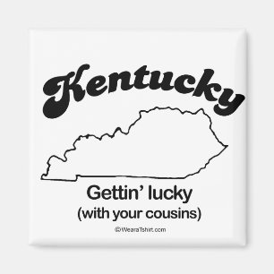 Aimant Le KENTUCKY - T-shirts et Gea "de DEVISE d'ÉTAT d