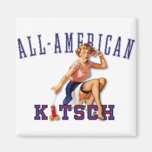 Aimant Le kitsch Bitsch : Kitsch cent pour cent américai