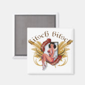 Aimant Le Kitsch Bitsch : Kowgirl Kitsch Tattoo Pin-Up (Recto/Verso)