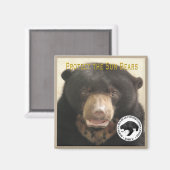 AIMANT LE KUAMUT PROTÉGE LES OURS SOLEIL (Recto/Verso)