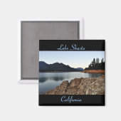 Aimant Le lac Shasta (Recto/Verso)