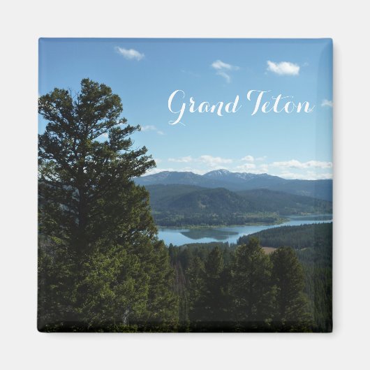 Aimant Le lac Two Ocean du parc national de Grand Teton (Devant)