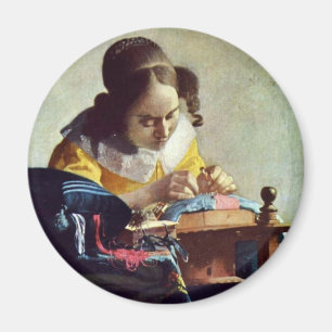 Aimant Le Lacemaker, La Dentelière de Français, par
