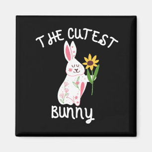 Aimant Le lapin le plus mignon