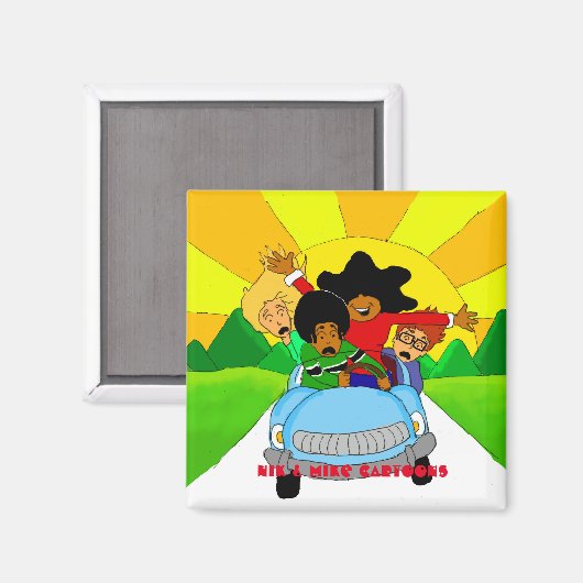 Aimant "Le lecteur" (Recto/Verso)