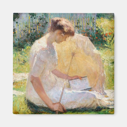 Aimant Le lecteur de Frank Weston Benson (Devant)