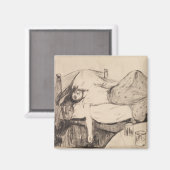 Aimant Le lendemain (par Edvard Munch) (Recto/Verso)