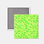 Aimant Le léopard vert (Recto/Verso)