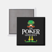 Aimant Le Leprechaun de Poker Saint-Patrick Matching (Recto/Verso)