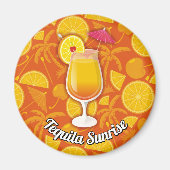 Aimant Le lever du soleil de Tequila (Devant)