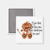 Aimant Le lion de bébé m'entendent hurler des T-shirts et (Recto/Verso)