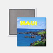 Aimant Le littoral de Maui - Hawaii (Recto/Verso)