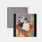 Aimant Le loge 2 de Toulouse-Lautrec (Recto/Verso)