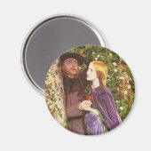 Aimant Le long Fiançailles d'Arthur Hughes, Art Vintage (Recto/Verso)