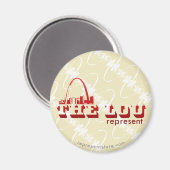 Aimant Le Lou St. Louis représente (Recto/Verso)