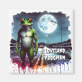 Aimant Le Loveland Frogman | Ohio Cryptid (Devant)