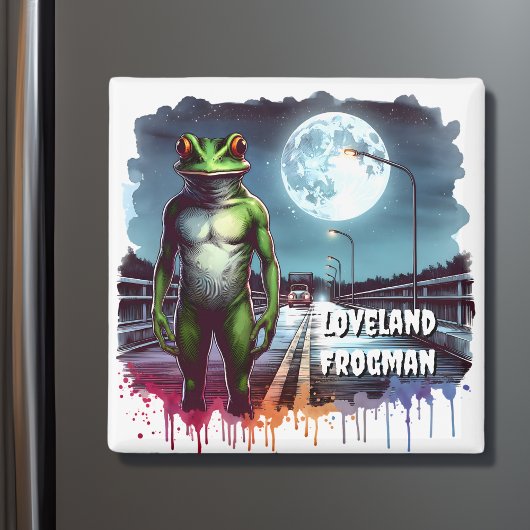 Aimant Le Loveland Frogman | Ohio Cryptid