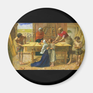 Aimant Le magasin du charpentier par John Everett Millais
