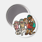 Aimant le magnétisme familial. (Recto/Verso)