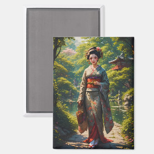 Aimant Le Maiden du jardin vert