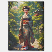 Aimant Le Maiden du jardin vert (Recto)