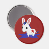 Aimant Le maïs de l'âne démocratique (Recto/Verso)