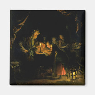 Aimant Le maître d'école, 1660-65 (huile sur le panneau