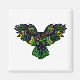Aimant Le majestic Emerald Owl