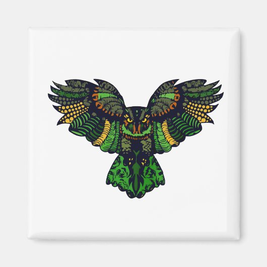 Aimant Le majestic Emerald Owl (Devant)