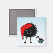 Aimant Le mal Noël bug ouverture présent (Recto/Verso)
