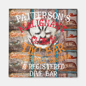 AIMANT LE MALIGNANT DE PATTERSON, CLOWN TIKI BAR BERRYVIL (Devant)