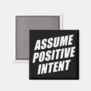 Aimant Le Mantra Message D'Affirmation Suppose Une Intent